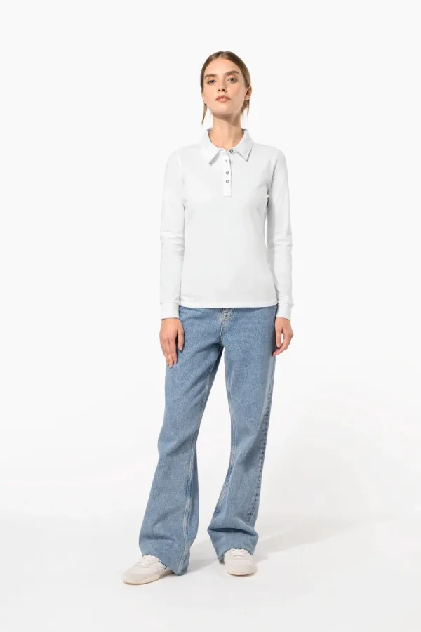 Polo jersey manches longues femme K265 — photo de présentation