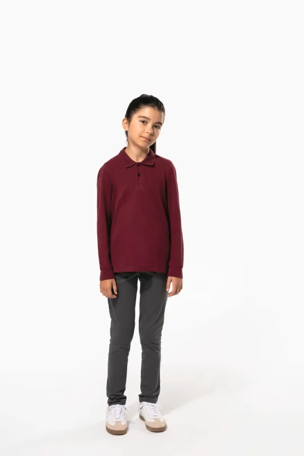 Polo manches longues enfant K269 — photo de présentation