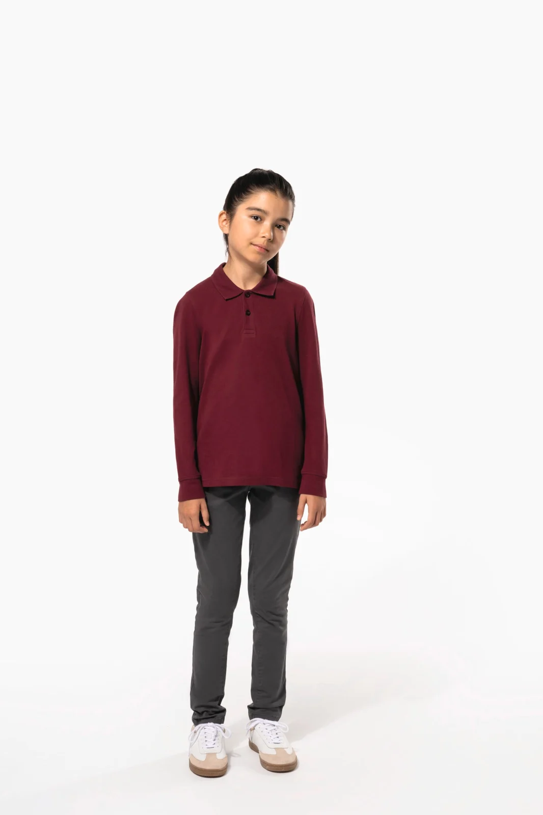 Polo manches longues enfant K269 — photo de présentation