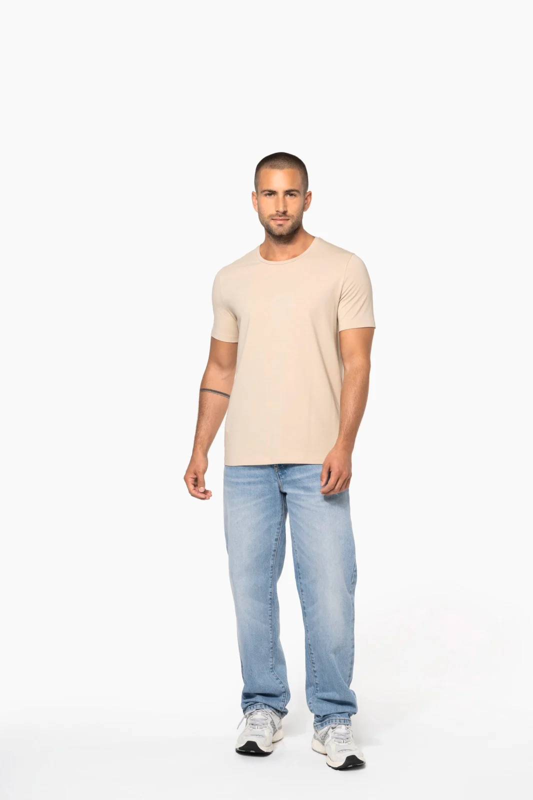 T-shirt col rond manches courtes homme K3012 — photo de présentation