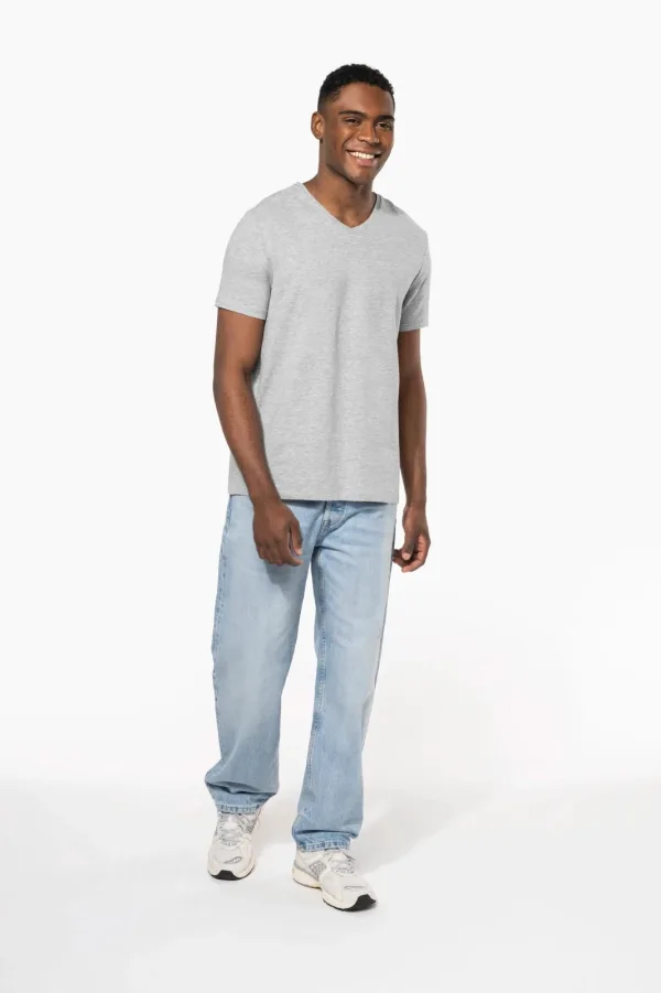 T-shirt manches courtes col V homme K3014 — photo de présentation