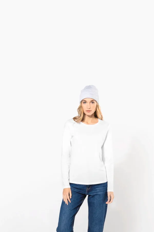T-shirt col rond manches longues femme K3017 — photo de présentation
