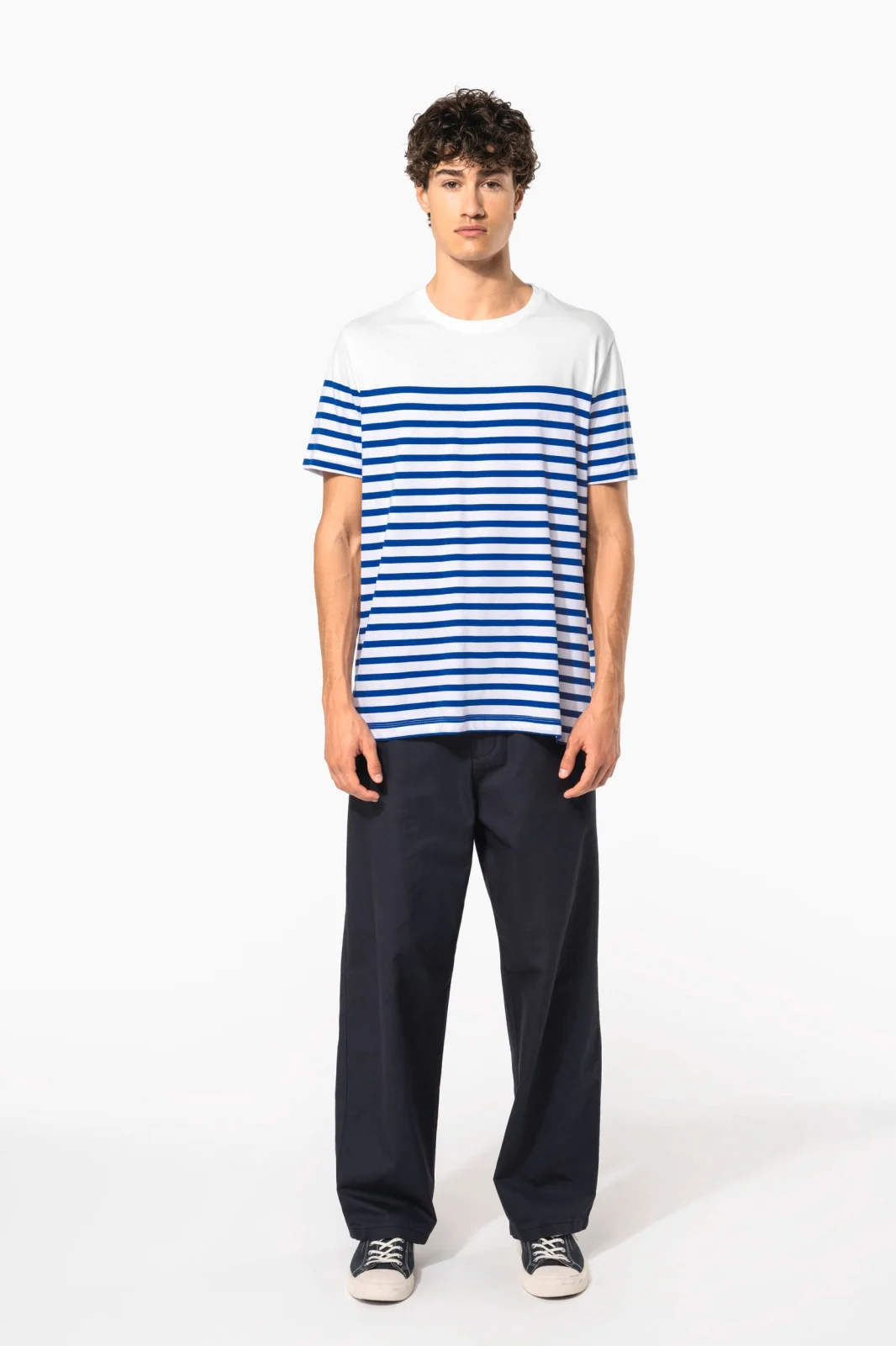 T-shirt marin col rond Bio homme K3033 — photo de présentation