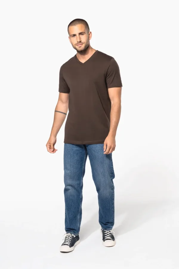 T-shirt col V manches courtes homme K357 — photo de présentation