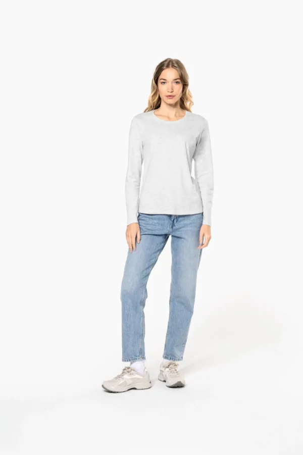T-shirt col rond manches longues femme K383 — photo de présentation