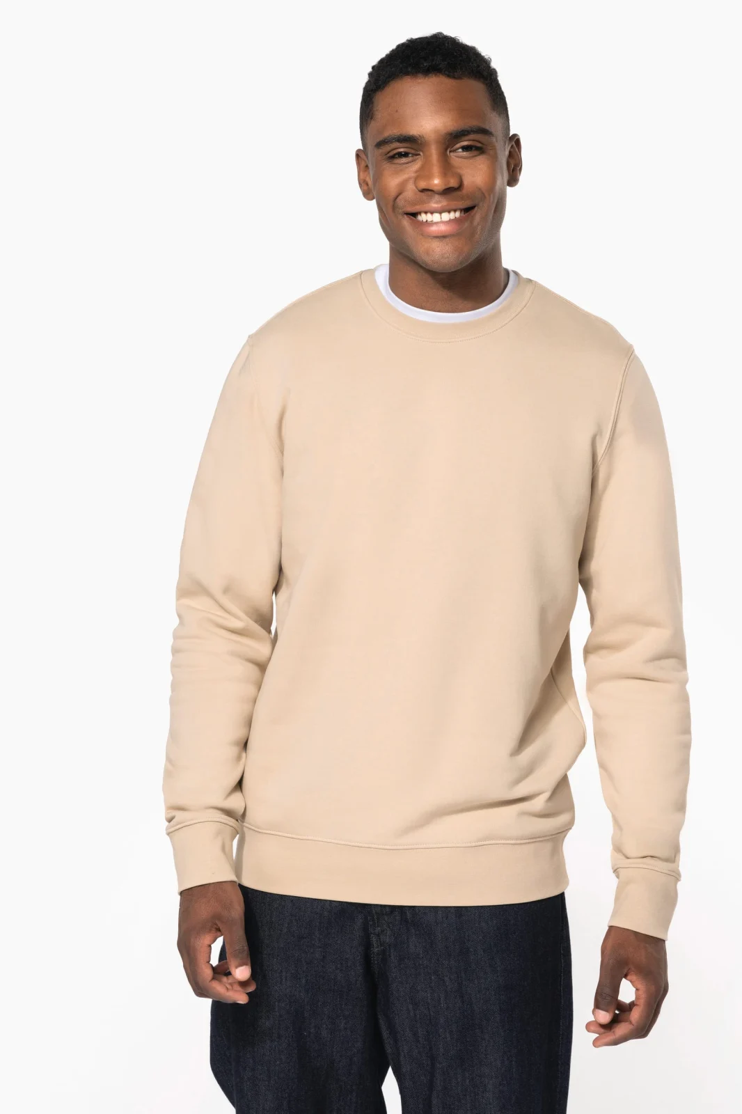 Sweat-shirt écoresponsable col rond unisexe K4025 — photo de présentation