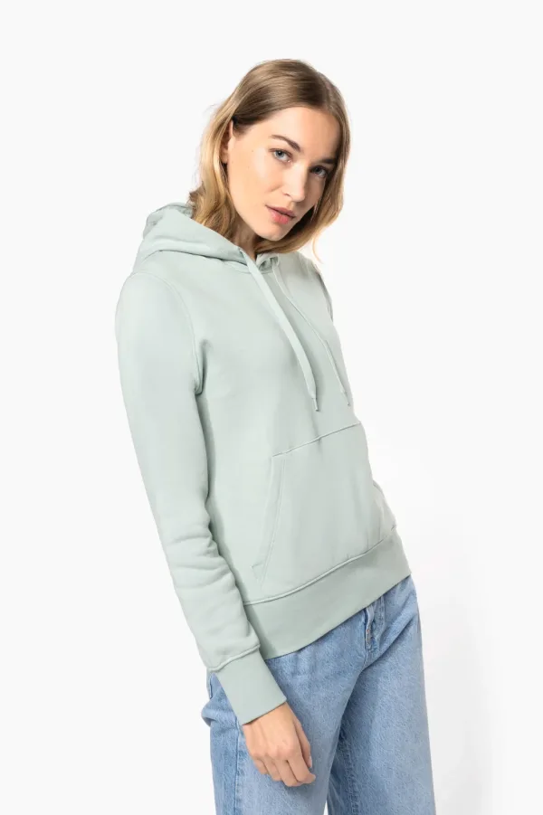 Sweat-shirt écoresponsable à capuche femme K4028 — photo de présentation