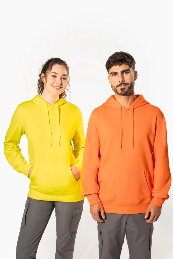 Sweat-shirt recyclé à capuche unisexe K4041 — photo de présentation