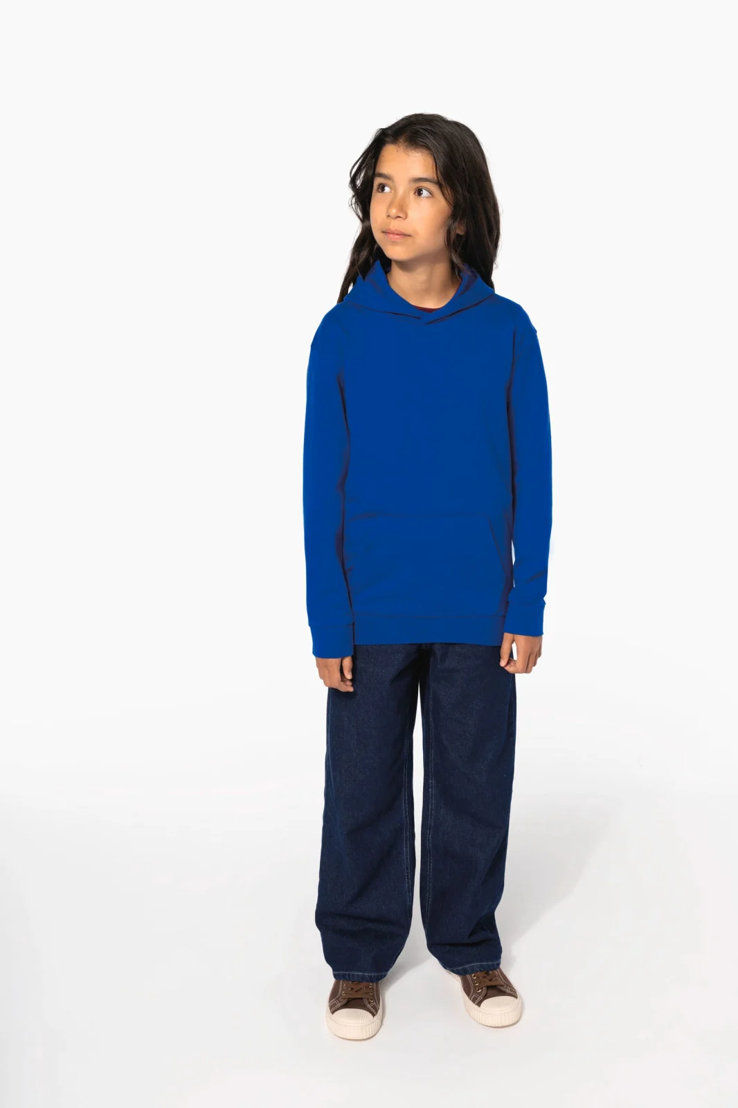 Sweat-shirt recyclé à capuche enfant K4044 — photo de présentation