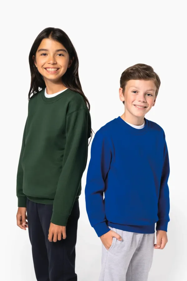 Sweat-shirt col rond enfant K475 — photo de présentation