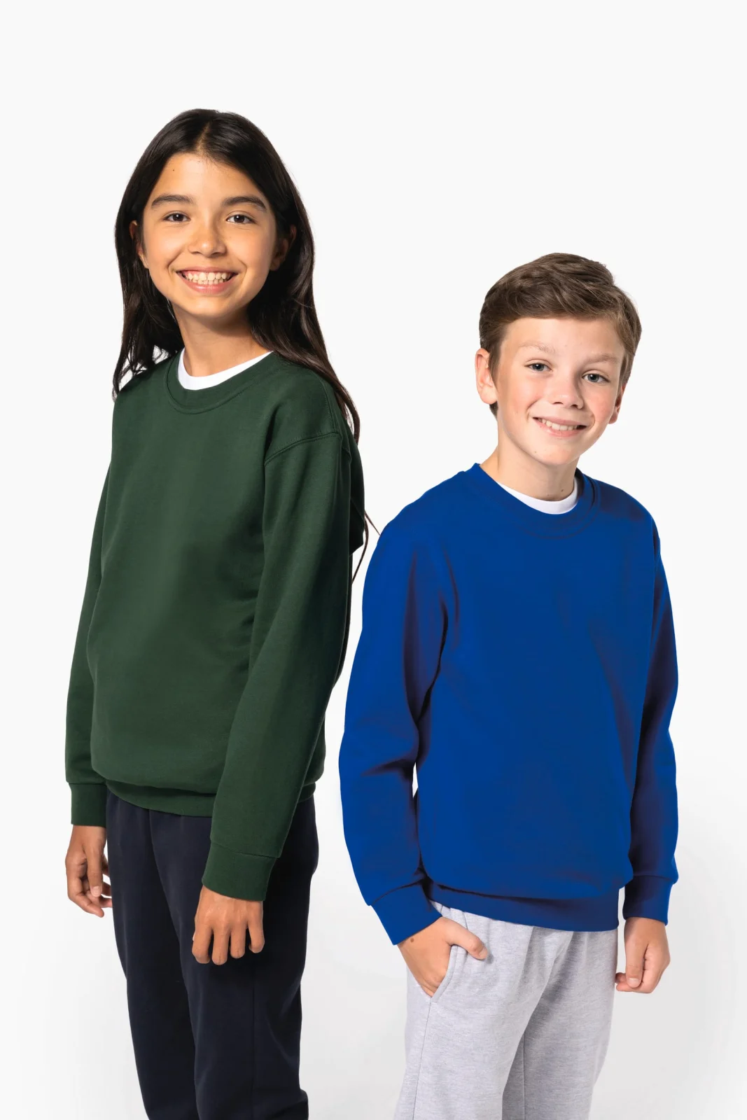 Sweat-shirt col rond enfant K475 — photo de présentation