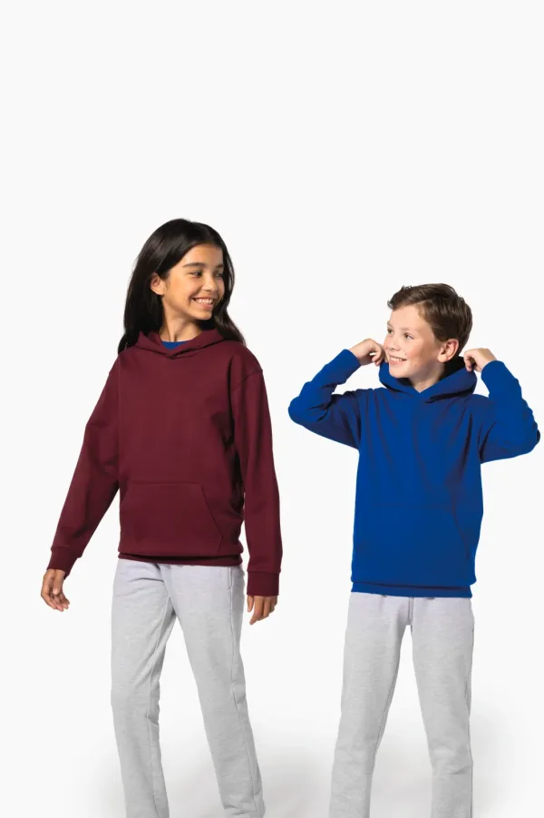 Sweat-shirt capuche enfant K477 — photo de présentation