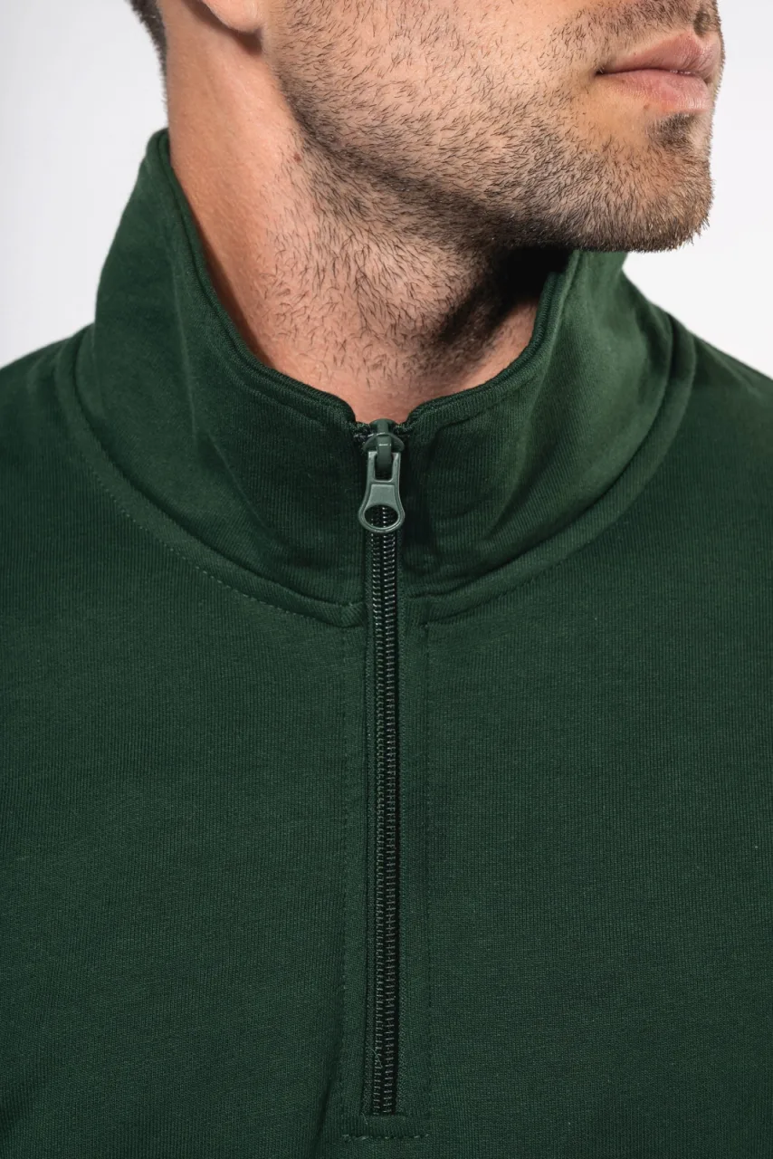 Sweat-shirt col zippé homme K478 — photo de présentation