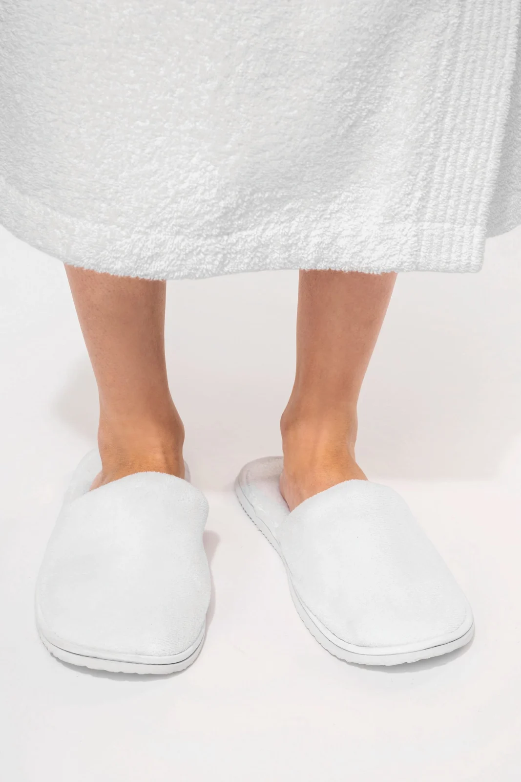 Chaussons en tissu éponge unisexe K842 — photo de présentation