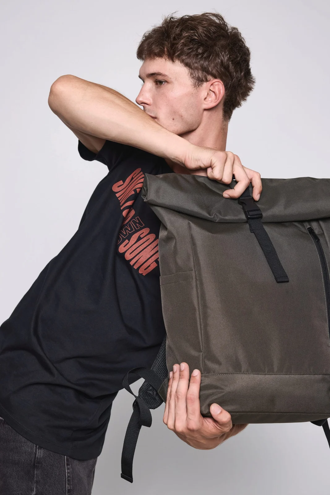 Sac à dos casual Roll-Top KI0195 — photo de présentation