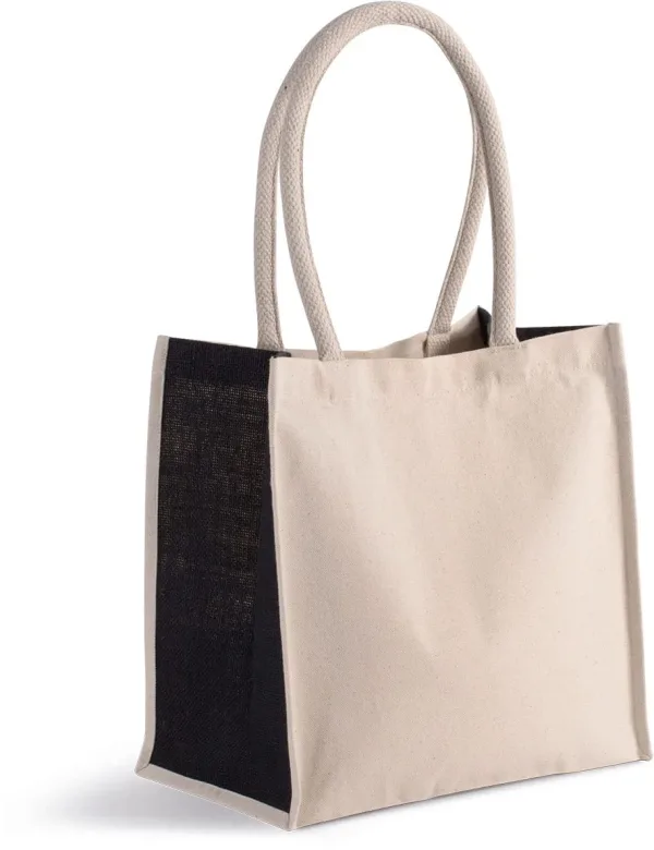 Sac cabas en coton / jute - 17 L KI0255 — photo de présentation