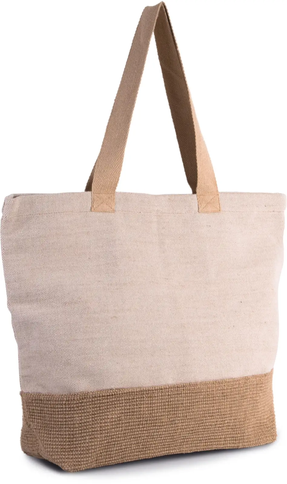 Sac de shopping fourre-tout esprit rustique KI0258 — photo de présentation