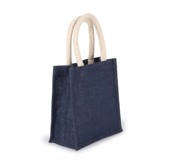 Sac style cabas en toile de jute - petit modèle KI0272 — photo de présentation
