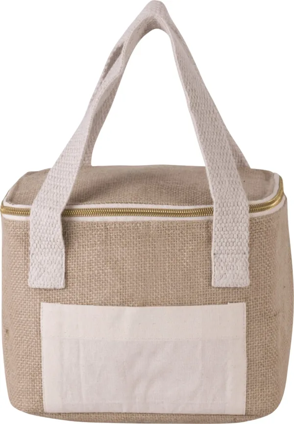 Sac isotherme en jute - petit modèle KI0352 — photo de présentation