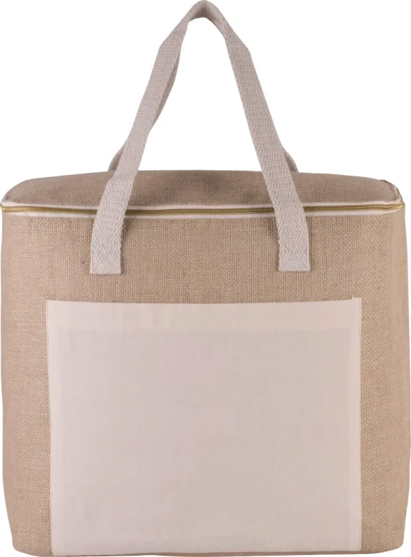 Sac isotherme en jute - grand modèle KI0354 — photo de présentation