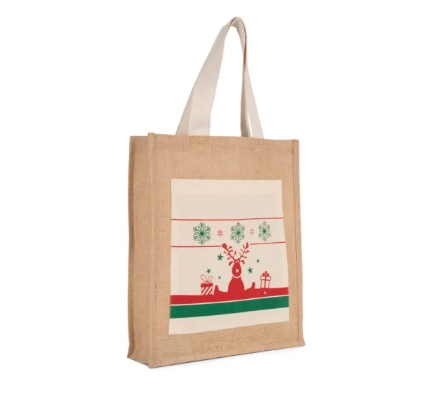 Sac shopping avec motifs de Noël KI0732 — photo de présentation