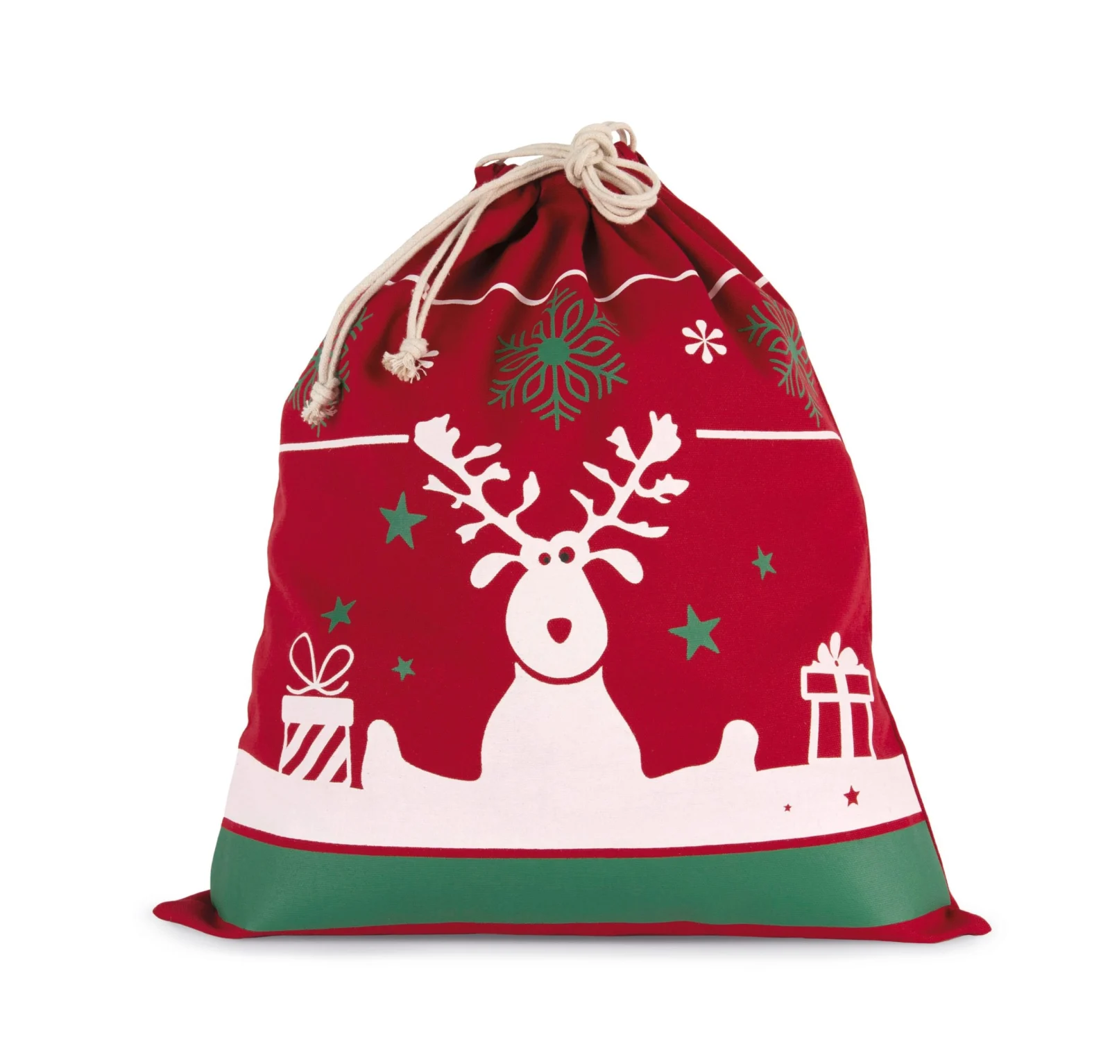 Sac avec cordon motifs de Noël KI0735 — photo de présentation