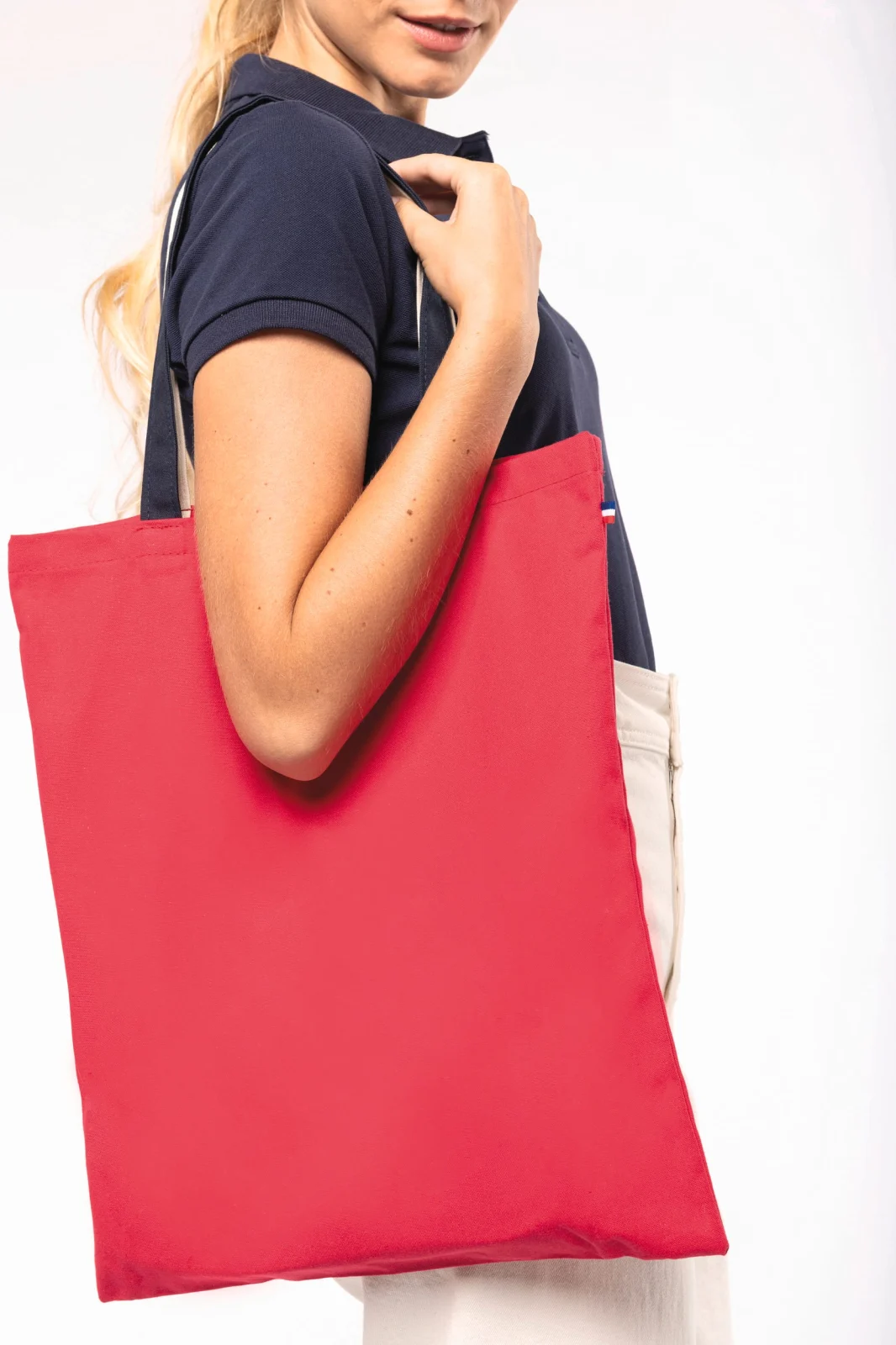 Sac de shopping tricolore Origine France Garantie KI3205 — photo de présentation