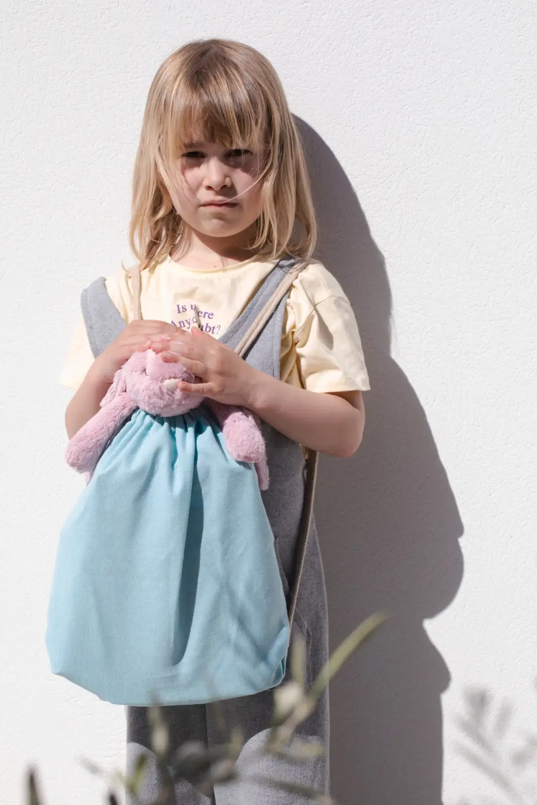 Petit sac à dos recyclé à cordon coulissant - Taille enfant KI5103 — photo de présentation