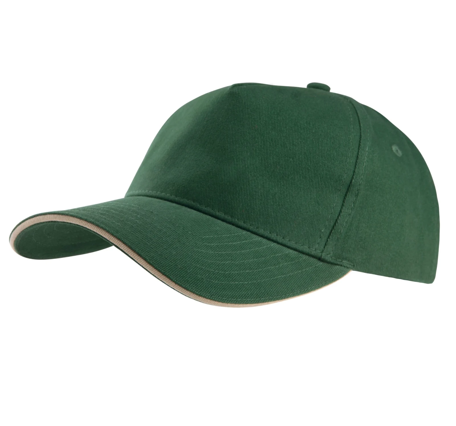 Casquette avec sandwich contrasté - 5 panneaux KP124 — photo de présentation