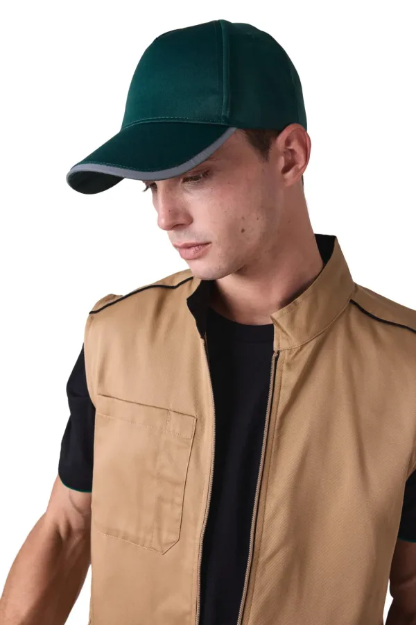 Casquette 5 panneaux en polyester KP215 — photo de présentation