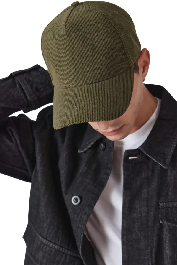 Casquette 5 panneaux en velours KP250 — photo de présentation