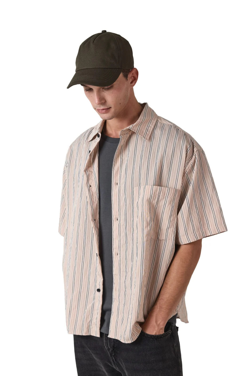 Casquette en toile de coton 5 panneaux - K-up Gold Label KP357 — photo de présentation