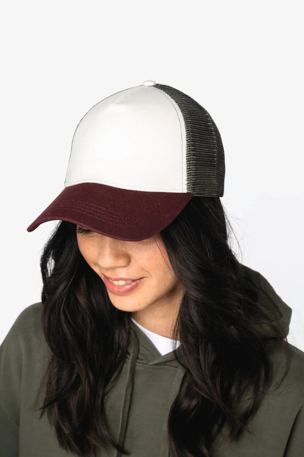 Casquette trucker écoresponsable 5 panneaux unisexe NS035 — photo de présentation
