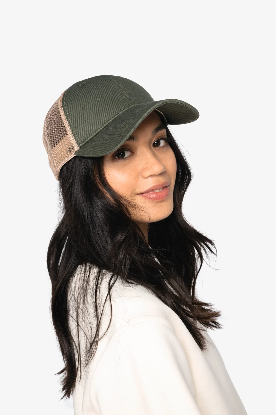 Casquette trucker écoresponsable 6 panneaux unisexe NS036 — photo de présentation