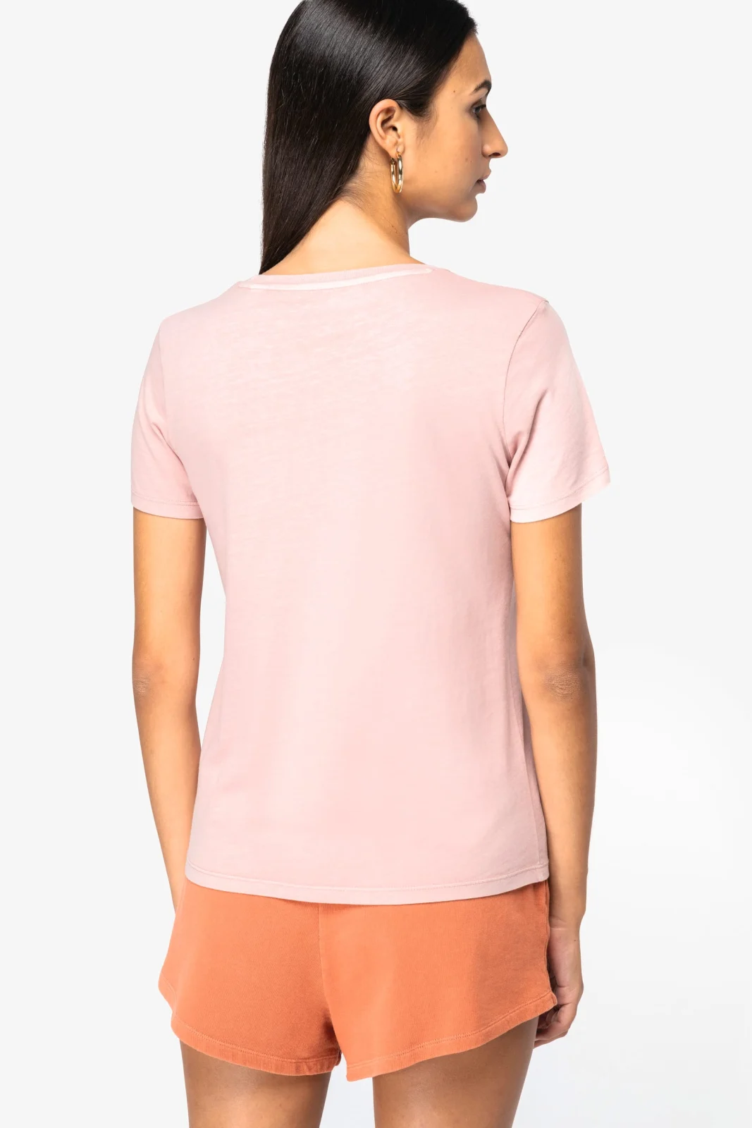 T-shirt écoresponsable délavé femme NS316 — photo de présentation