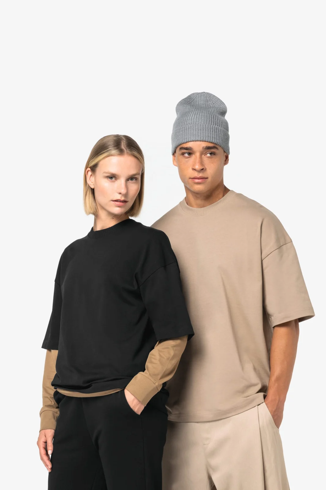 T-shirt écoresponsable oversize unisexe NS351 — photo de présentation