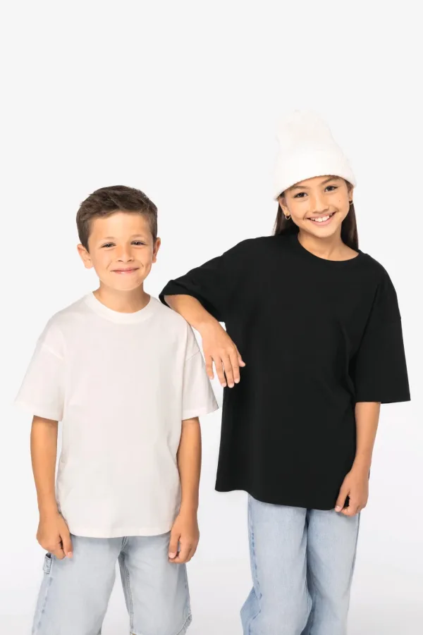 T-shirt écoresponsable oversize enfant NS353 — photo de présentation