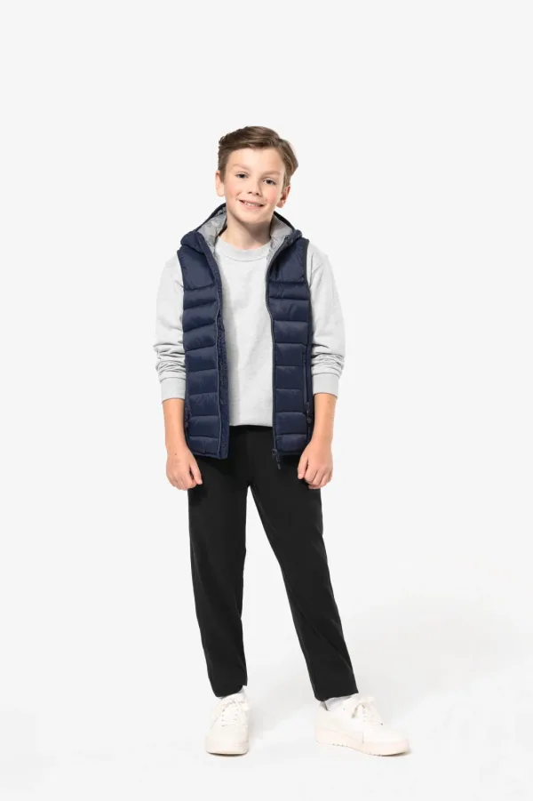 Bodywarmer à capuche enfant PA238 — photo de présentation