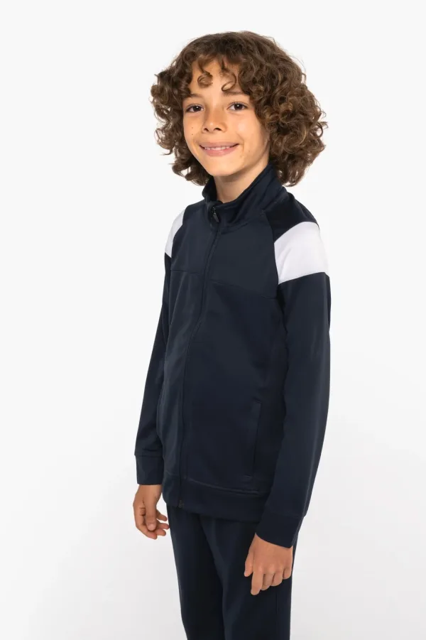 Veste de survêtement zippée enfant PA391 — photo de présentation