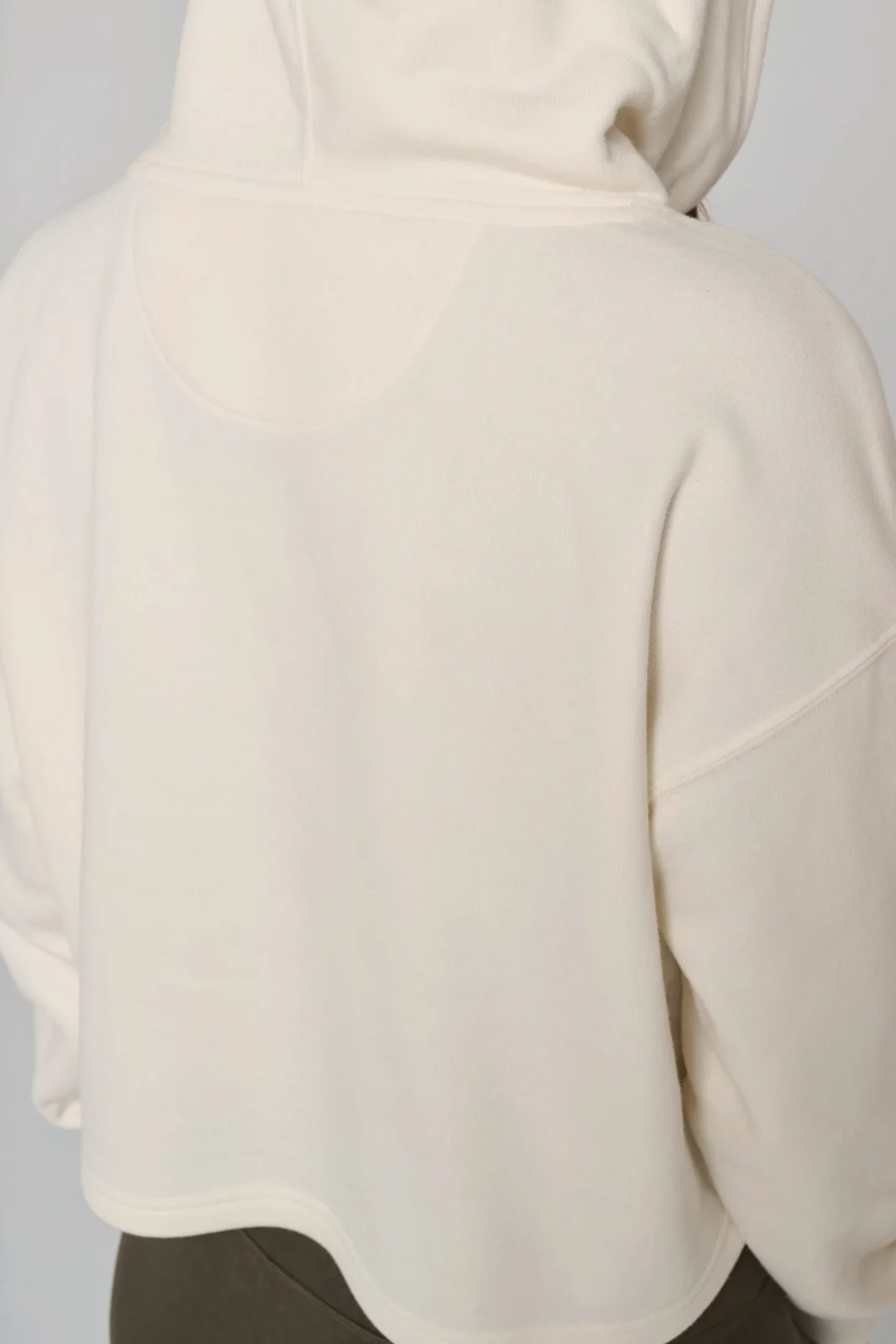 Sweat-shirt crop à capuche femme PA396 — photo de présentation
