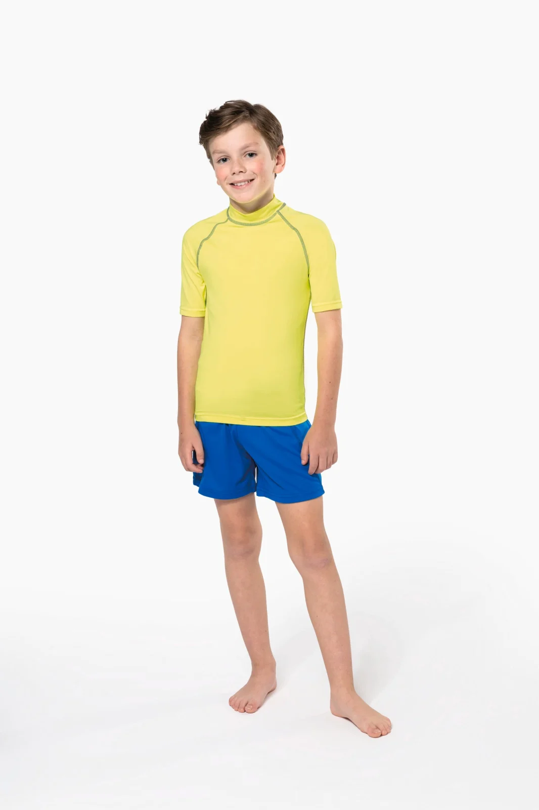 T-shirt technique à manches courtes avec protection anti-UV enfant PA4008 — photo de présentation