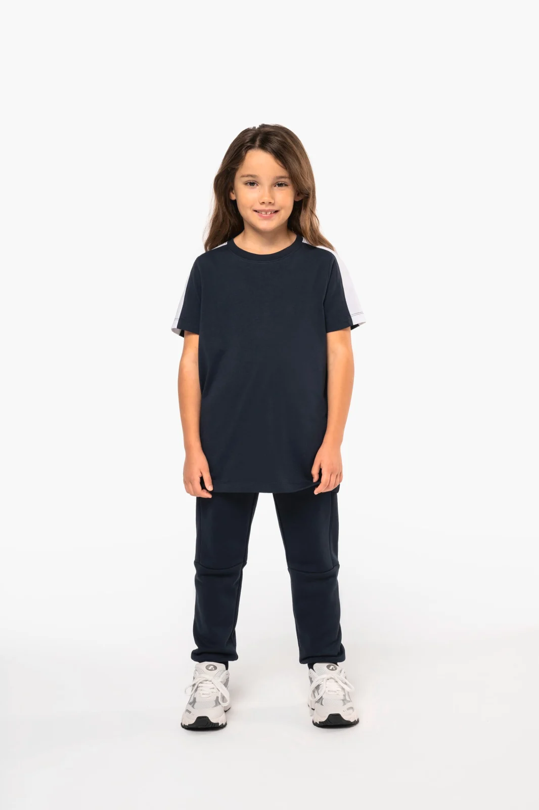 T-shirt teamwear bicolore enfant PA4056 — photo de présentation