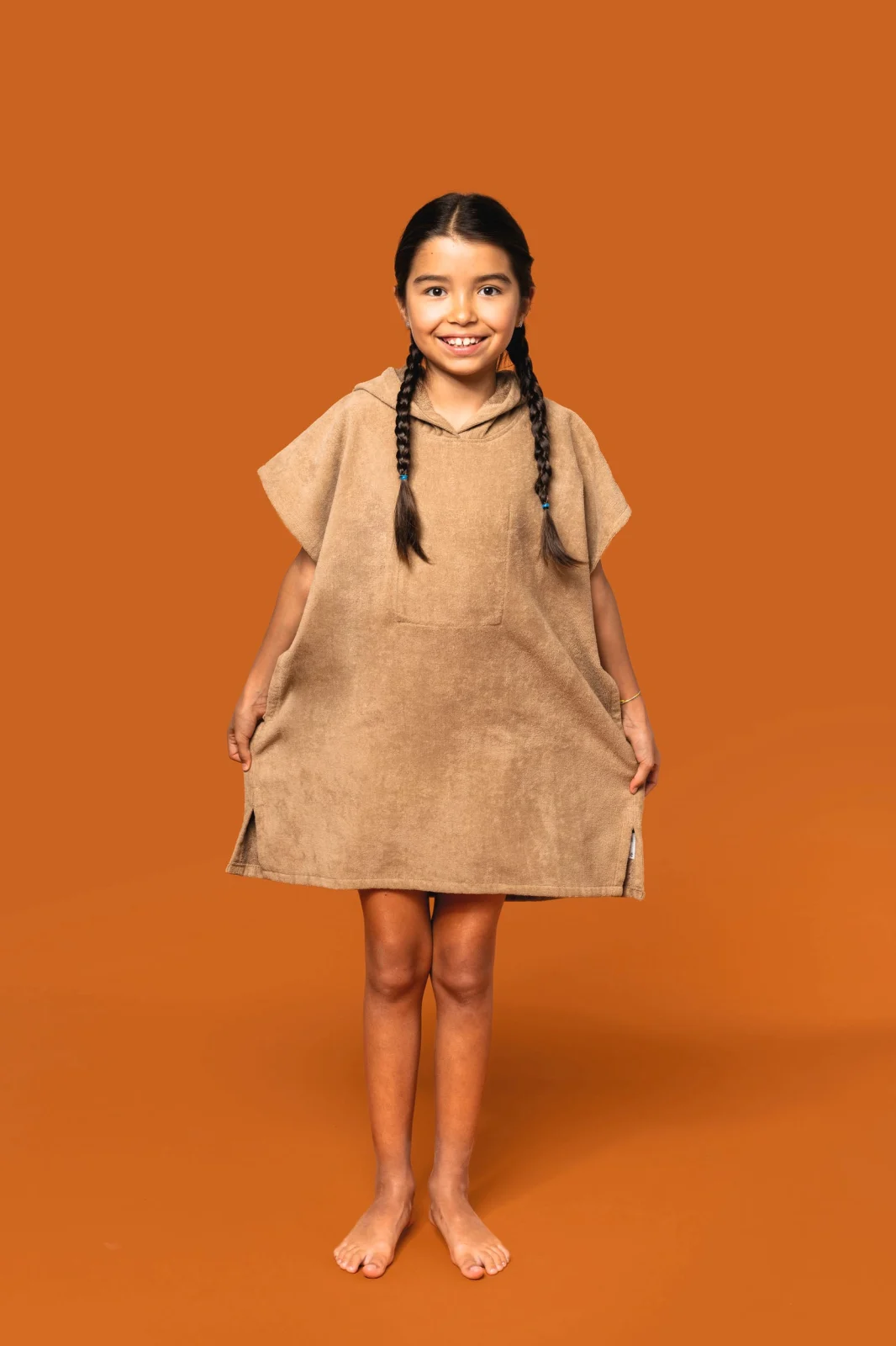 Poncho éponge à capuche enfant PA582 — photo de présentation