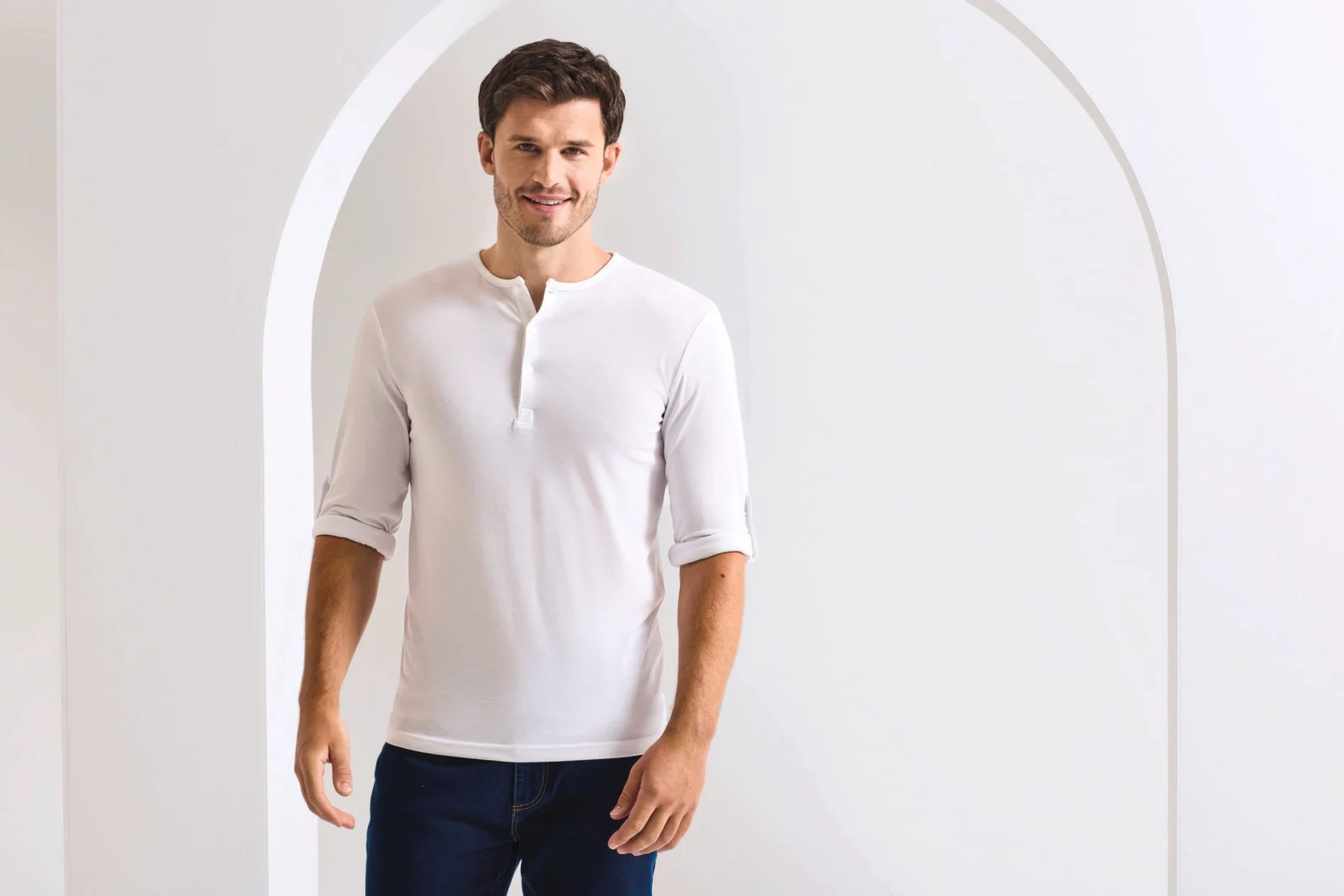 T-shirt homme "Long John" PR218 — photo de présentation