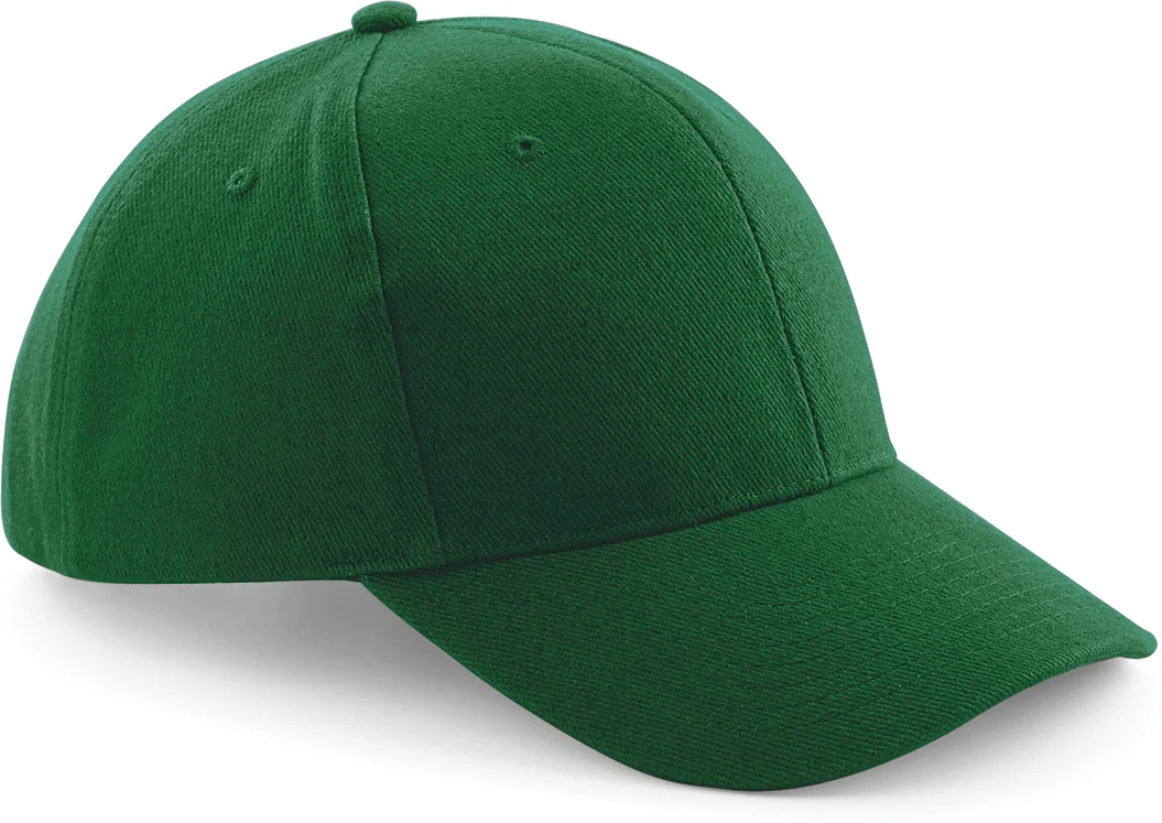 Casquette homme Pro-Style en coton brossé - 6 panneaux B65 — Forest Green