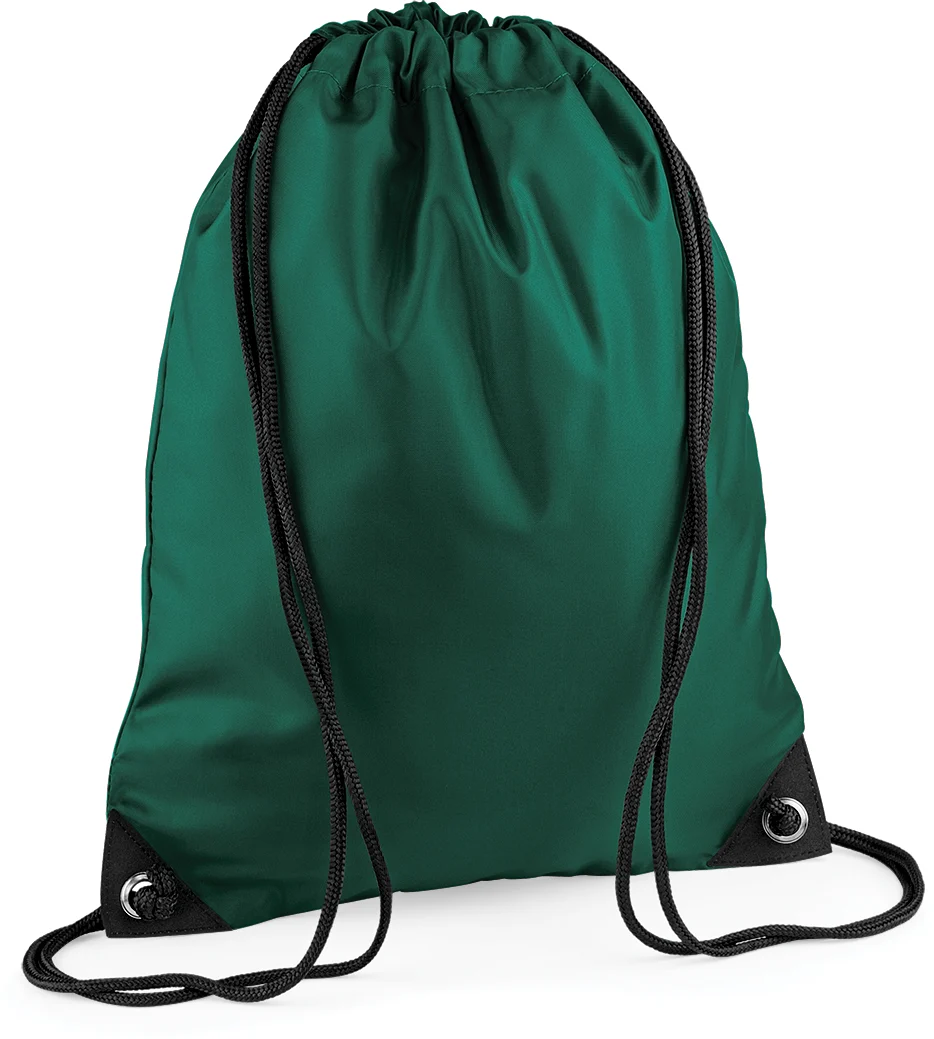 Sac à dos cordelettes PREMIUM BG10 — Bottle Green