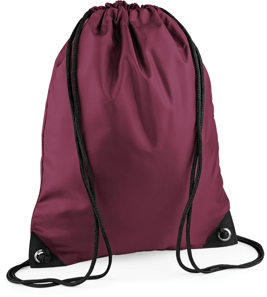 Sac à dos cordelettes PREMIUM BG10 — Burgundy