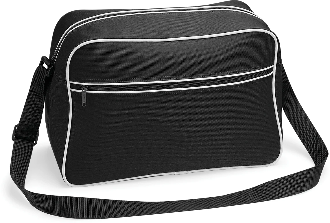 Sac bandoulière Rétro BG14 — Black / White