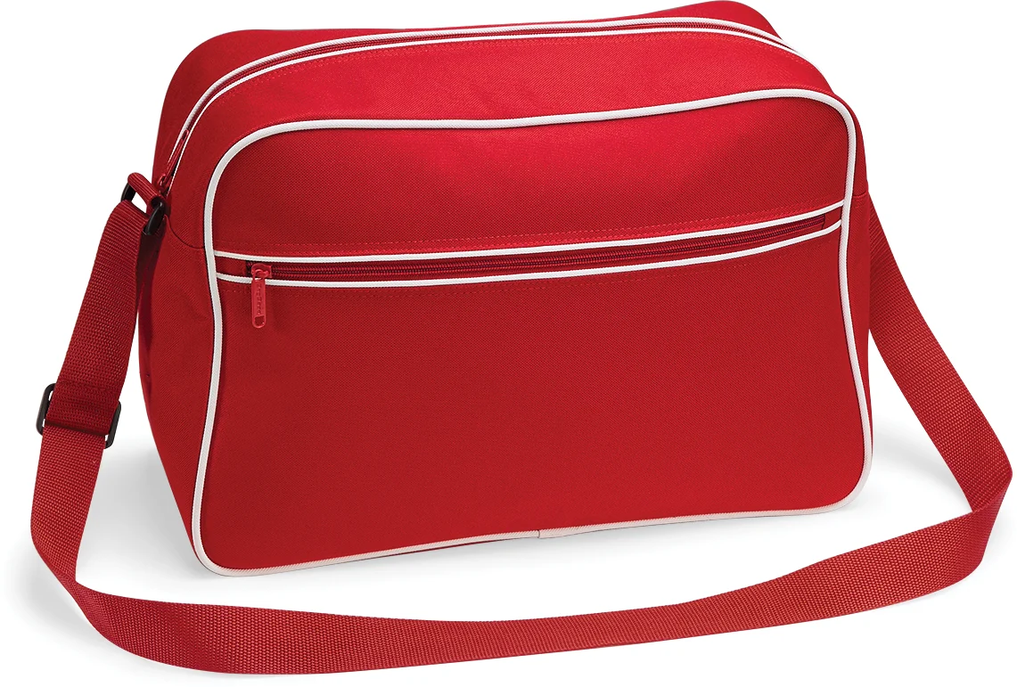 Sac bandoulière Rétro BG14 — Classic Red / White