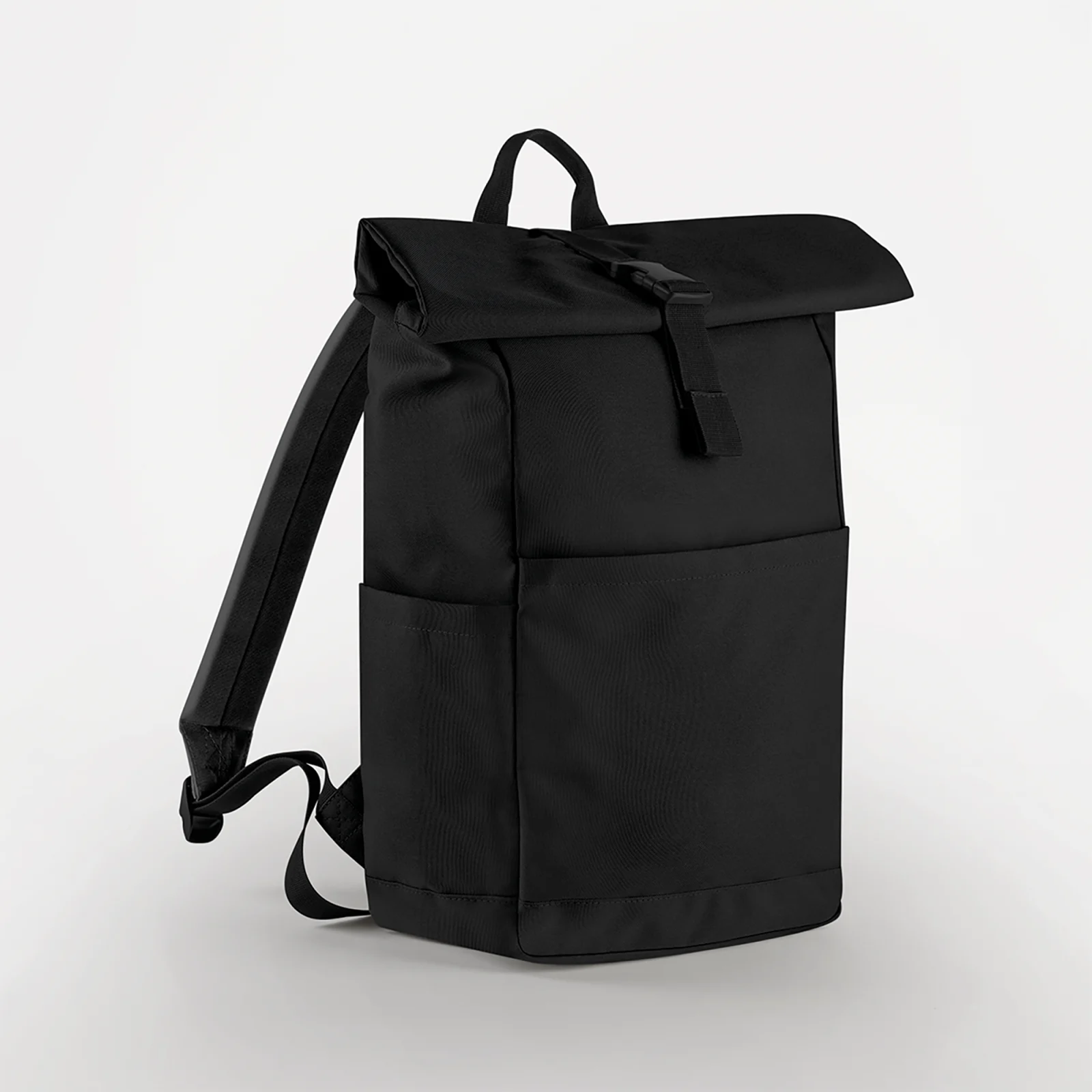 Sac à dos Roll Top recyclé BG186 — Black